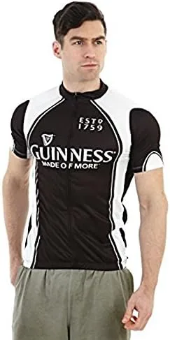 Miniatura 3 de Guinness - Camiseta de manga corta con cremallera completa y gráficos sublimados