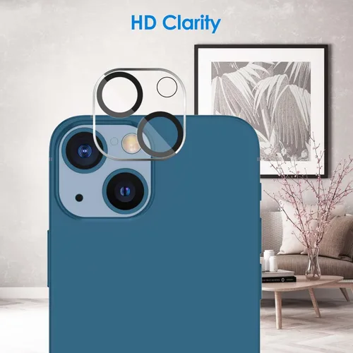 Miniatura 3 de JETech Protector de lente de cámara para iPhone 13 de 6.1 pulgadas y iPhone 13 mini de 5.4 pulgadas, vidrio templado 9H, transparente HD