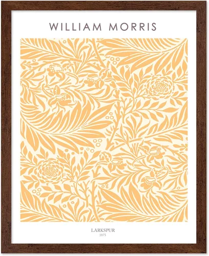 Miniatura 33 de Poster Master Póster vintage de William Morris, estampado de patrón retro de Santiago, arte de flores, arte de patrón textil, regalo para hombres