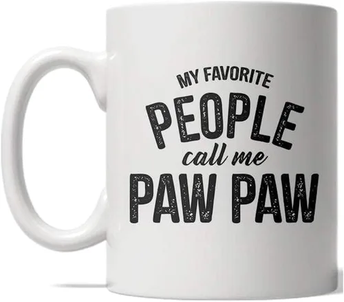 Miniatura 14 de Crazy Dog T-Shirts My Favorite People Call Me Dad Taza de café para el Día del Padre, taza de café de cerámica de 11 onzas con aislamiento