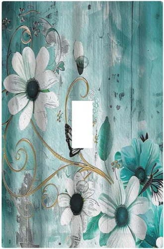 Miniatura 58 de Cubierta para interruptor de luz personalizable Personaliza la tuya propia, placa de pared doble basculante con imagen, logotipo, texto, 2 vías