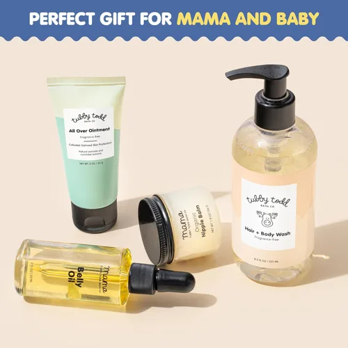 Miniatura 2 de Tubby Todd Nuevo Kit de Cuidado de Piel Sensible para Bebé y Mamá - El Set de Regalo para Mamá y Bebé - Champú para Bebé y Jabón para el Cuerpo 8.5