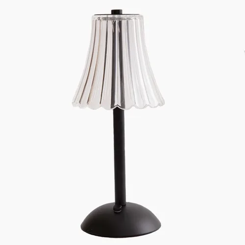 HEQET Lámparas de mesa inalámbricas para el hogar, mesa, comedor, lámparas recargables doradas, lámpara de mesa LED de latón portátil para