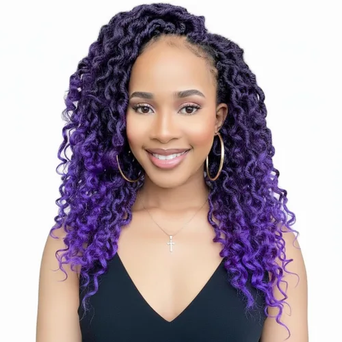Miniatura 45 de Fulcrum Goddess Locs Cabello de Ganchillo de 10 Pulgadas, 8 Paquetes Nuevo Locs Sintéticos de Ganchillo para Mujeres Negras, Locs de Ganchillo