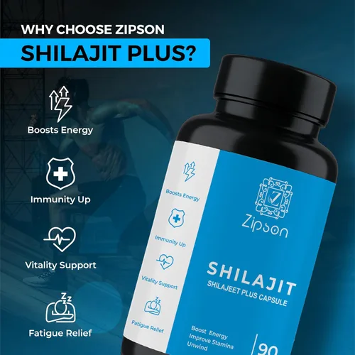 Miniatura 8 de Shilajit Plus Cápsulas de apoyo energético natural, 90 unidades, con apoyo inmunológico