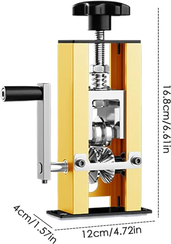Miniatura 6 de Máquina peladora de cables eléctrica - Máquina peladora manual 2 en 1 Pelacables de cobre para cable de 0.039-0.984 in Máquina pelacables Oro