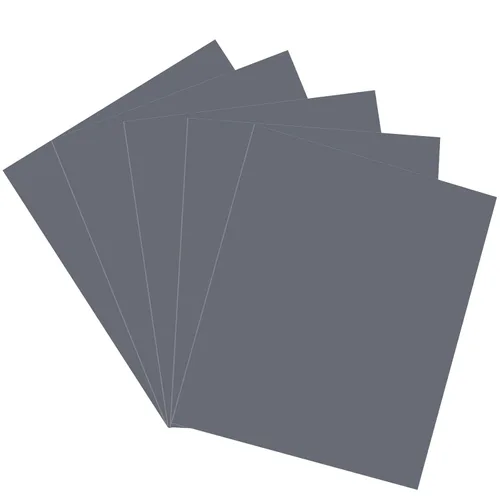 Miniatura 20 de Papel de lija de grano 120, hojas de lijado en seco y húmedo de 9 x 3.6 pulgadas para acabado de muebles de madera, lijado de metal y pulido