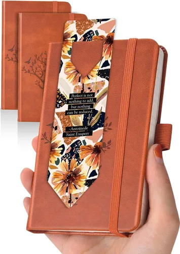 Miniatura 8 de AISBUGUR Cuaderno de bolsillo, cuaderno pequeño, paquete de 2 unidades en total de 320 páginas, cuaderno de bolsillo de 3.7 x 5.7 pulgadas