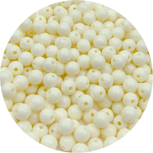 Miniatura 25 de 400 cuentas redondas de acrílico pastel de 0.315 pulgadas (0.315 in), cuentas espaciadoras de color caramelo, cuentas de resina de plástico para 306