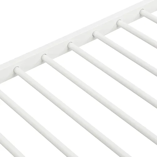 Miniatura 5 de HAUSHECK Litera convertible de tamaño individual sobre individual con nido, literas individuales para 3 personas, desmontable en tres camas, marco