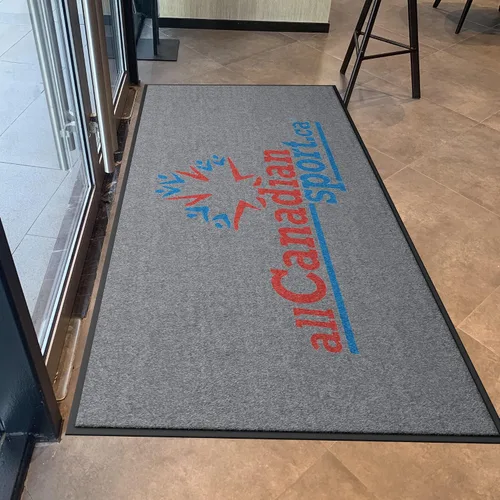 Tapete personalizado para puerta con logotipo, para interiores y exteriores, alfombra de entrada comercial, para oficina, hogar, hotel, hospital, 3