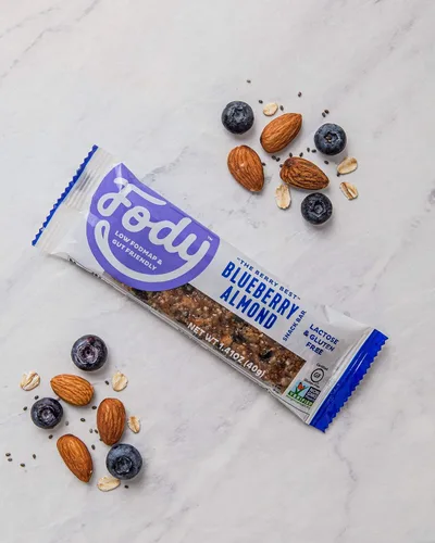 Miniatura 4 de Fody Foods - Barras de proteínas veganas de frutos secos Barra de bocadillos de proteínas de 0.11 oz Certificado bajo FODMAP Bocadillos