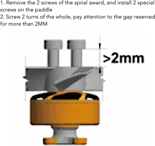 Miniatura 4 de VBESTLIFE Herramienta de extracción de hélice para drones, herramienta de eliminación de hélice de drones de aleación de aluminio para RC FPV Drone