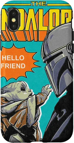 Miniatura 5 de Funda para iPhone 14 Pro Max Star Wars The Mandalorian Mando y el Niño