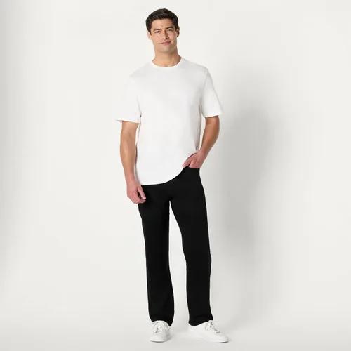 Miniatura 3 de Amazon Essentials - Pantalones vaqueros de elástico bajo de corte recto para hombre