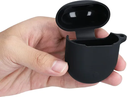 Miniatura 2 de kwmobile Funda compatible con Xiaomi Redmi Airdots 3 Pro/Buds 3 Pro - Funda de silicona para auriculares - Negro