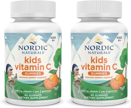 Miniatura 5 de Nordic Naturals Gomitas de vitamina C para niños - Tangy Tangerine - 60 gomitas - Suplemento vegano de vitamina C - Apoyo a la inmunidad infantil
