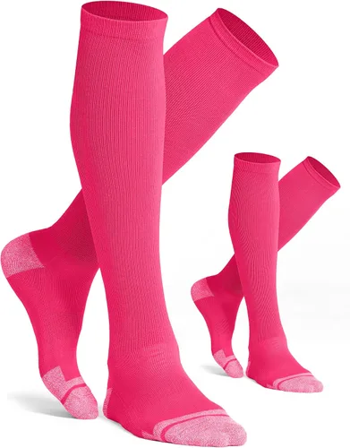 Miniatura 7 de CS CELERSPORT Paquete de 2 / 3 calcetines de béisbol para jóvenes, niños y adultos, calcetines de fútbol de sóftbol sobre la pantorrilla