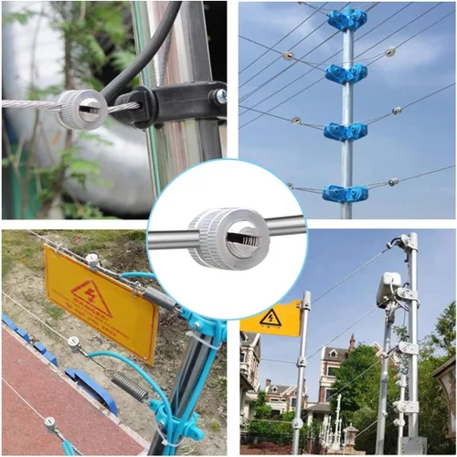Miniatura 3 de Split Bolt conector de alambre de conexión de abrazadera de línea de abrazadera grifo para valla eléctrica 10 piezas