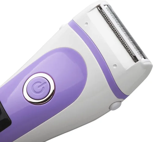 Miniatura 4 de Maquinilla de afeitar eléctrica para mujer, afeitadora eléctrica sin dolor para mujer, con pantalla LED, para piernas y axilas (violeta)