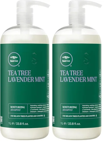 Miniatura 16 de Champú hidratante de lavanda y menta Tea Tree, hidrata + calma, para cabello grueso y seco