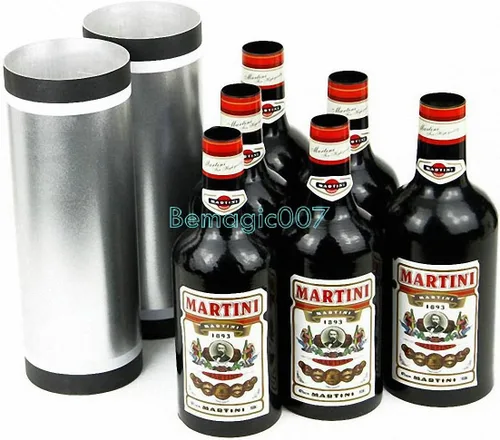 Stage Magic Tricks Botellas multiplicadoras negras 6 botellas