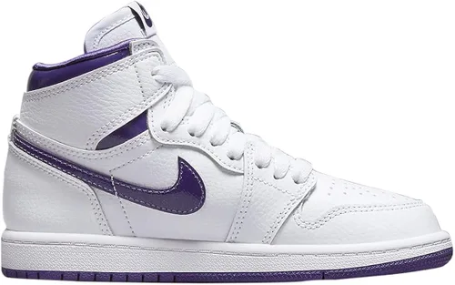 Miniatura 2 de Jordan 1 High Retro Court Púrpura Pre Escuela CU0449-151