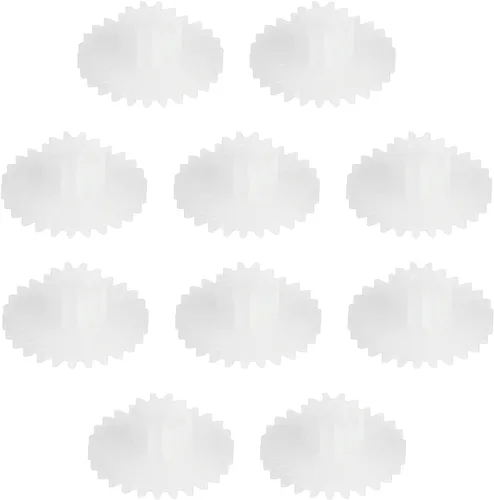 Bettomshin 20 unidades de 0.5 módulos de engranaje de plástico número de dientes 26 (diámetro exterior 0.551 in/0.55 pulgadas x agujero 0.079
