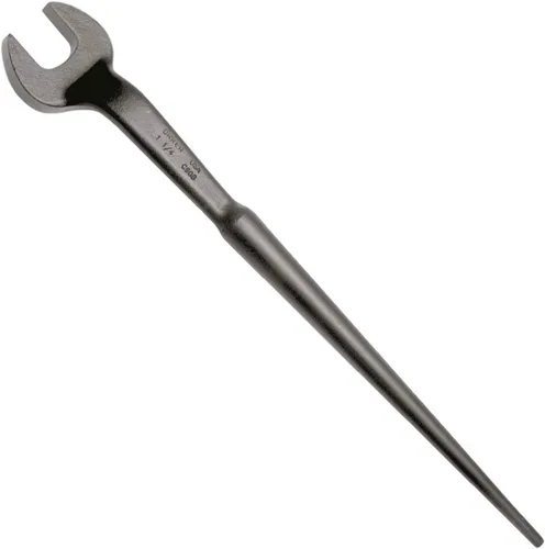 URREA Llave Spud - Llave de alineación estructural de extremo abierto de 1-7/16 pulgadas con mango de desplazamiento y revestimiento de óxido negro