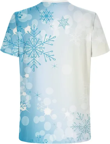 Miniatura 4 de Blusa Estampado Floral Tops para Hombres Novedad Girasol 3D Camiseta holgada Camiseta Cuello Redondo Contraste