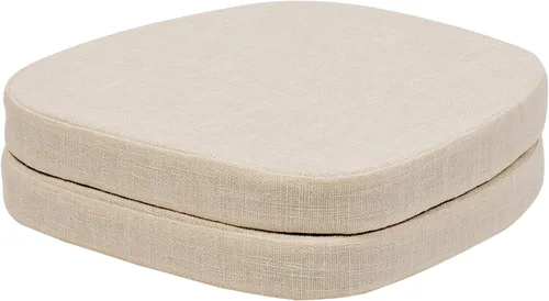 Miniatura 18 de baibu Juego de 4 cojines metálicos de espuma viscoelástica de 14 x 14 pulgadas, diseño de doble capa, antideslizantes, para sillas de comedor, cojín
