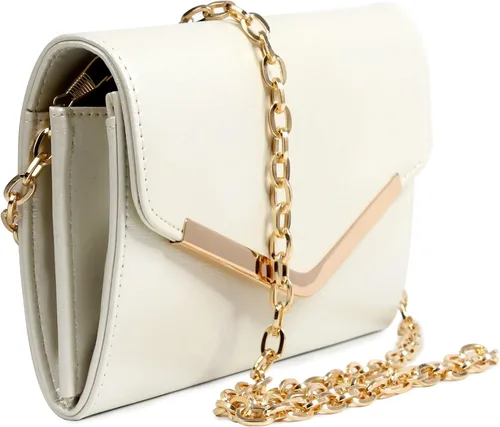 Miniatura 3 de Bolso de mano de noche para mujer, bolso de sobre con cadena desmontable