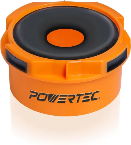 Miniatura 9 de POWERTEC 70349 Reductor de 4 a 2-1/2 pulgadas y manguito flexible de control de polvo de 2-1/2 pulgadas con abrazaderas de manguera de acero