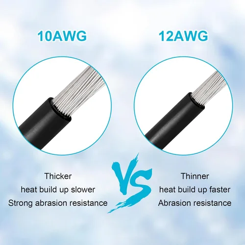 Miniatura 6 de Cable de extensión XT60 de 10 AWG de 1 pie, 2 unidades, 2, 3, 5, 10, 10, 15, 20, 25, 30, 35, 40, 50, 75, 100 pies, conector hembra a macho XT60