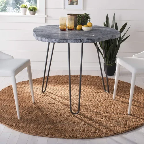 Miniatura 33 de SAFAVIEH Natural Fiber Collection - Alfombra decorativa de 2 x 3 pies, color lejía, yute hecho a mano, diseño trenzado tejido, ideal para entrada