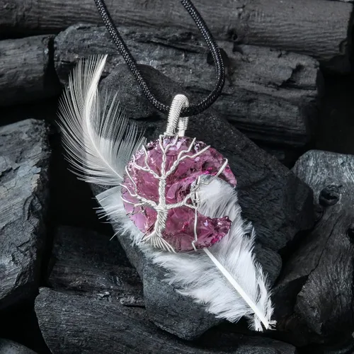 Miniatura 6 de Crystal Necklace, Crystals, Crystal Gifts, Gemstones, Crystal Pendant, Spiritual Gifts