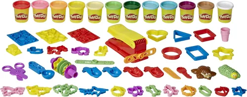 Play-Doh Fábrica de Diversión Ultimate, Gran Set Multipack de Primera Jugada de Play-Doh para Niños, 47 Herramientas, 12 Colores No Tóxicos, Regalos