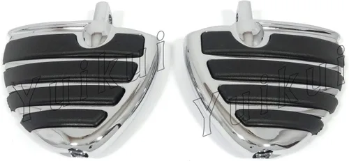 Cromado o negro motocicleta Premium universal trasero pie clavija para pasajero con adaptadores de montaje macho para Honda VTX 1300 C/R/S/T