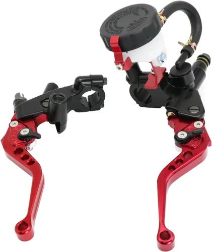 Miniatura 8 de Juego de palancas de embrague y freno de manubrio de motocicleta de 7/8 pulgadas 22 mm, cilindro maestro universal compatible con motocicleta, moto