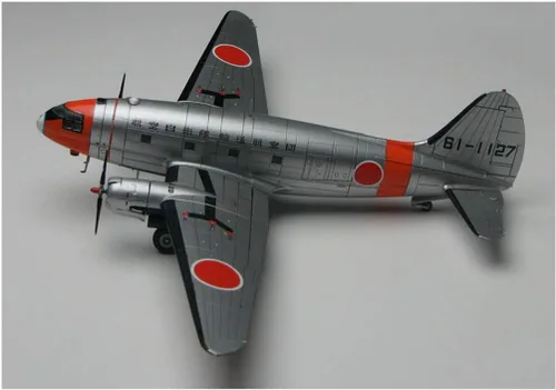 Miniatura 3 de Platz C-46D JASDF Curtiss Commando - Kit de construcción modelo de avión a escala 1/144