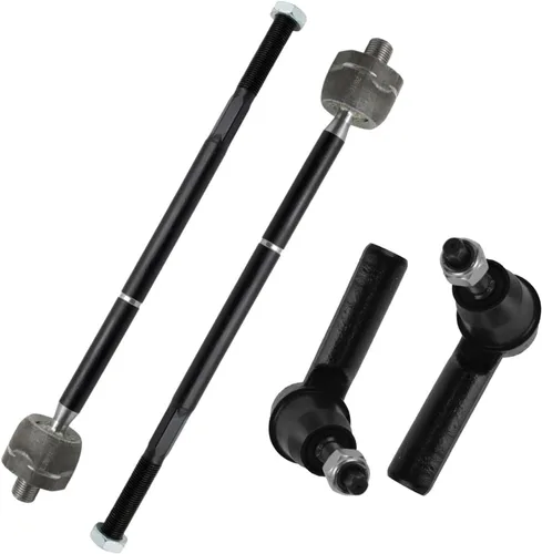 Miniatura 126 de TRQ Juego de barras de acoplamiento delanteras interiores y exteriores de 4 piezas compatible con Jeep Cherokee 1991-2001 y Comanche 91-92