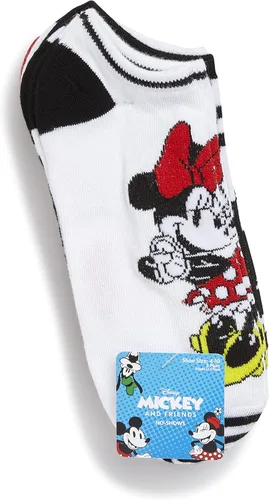 Miniatura 4 de Disney Women's Mickey Mouse 5 Pack No Show Socks