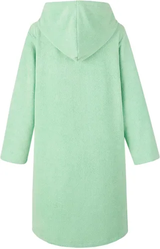 Miniatura 7 de MissShorthair Bata de toalla con capucha para niños, cubierta de playa con cremallera, bata cambiadora de natación para niños, poncho de baño