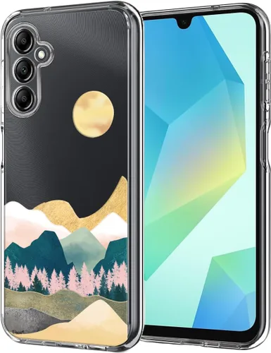 Miniatura 18 de Unov Funda compatible con Galaxy A10e Galaxy A20e funda transparente con diseño de TPU suave, absorción de golpes, patrón delgado en relieve Flower