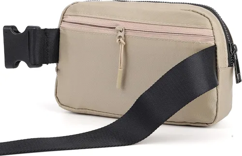 Miniatura 2 de ZPN Mini riñonera cruzada para mujer y hombre, Caqui
