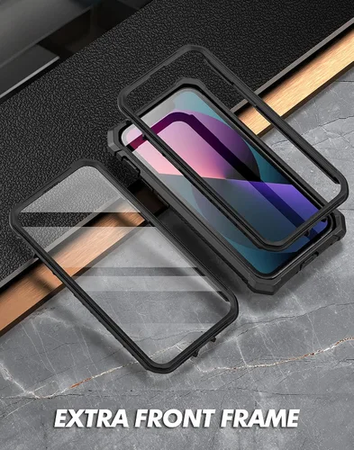 Miniatura 5 de Poetic Funda compatible con iPhone 13 Mini, funda de teléfono de la serie Spartan para iPhone 13 Mini de 5.4 pulgadas, cuerpo completo, resistente