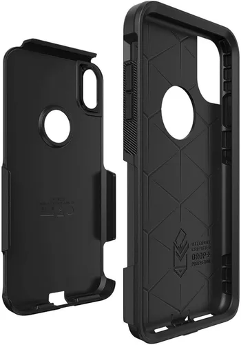 Miniatura 7 de OtterBox Funda para iPhone Xs Max Commuter Series, negra, delgada y resistente, apta para bolsillo, con protección de puerto Negro
