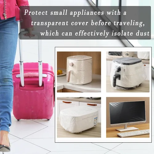 Miniatura 4 de STAYWILD 30 piezas de cubiertas protectoras para polvo de pequeños electrodomésticos de cocina, cubiertas desechables de plástico engrosadas