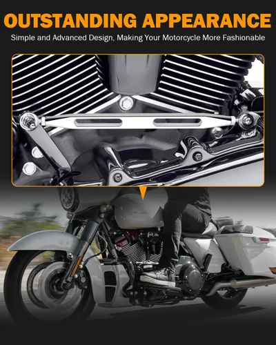 Miniatura 6 de PBYMT enlace de cambio compatible con Harley 1986-2019