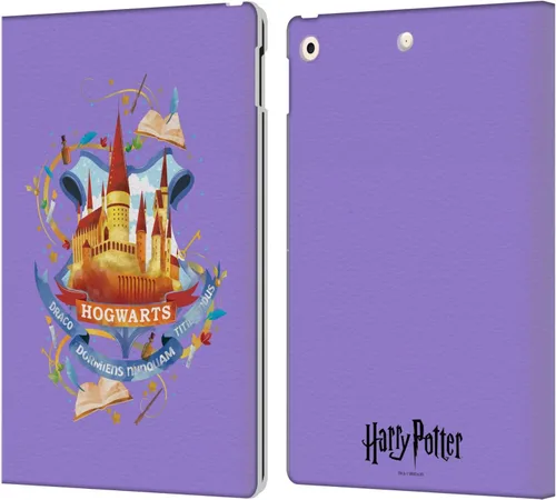 Miniatura 15 de Head Case Designs Funda de piel con licencia oficial de Harry Potter Gryffindor Deathly Hallows II, compatible con Apple iPad 10.2 2019/2020/2021